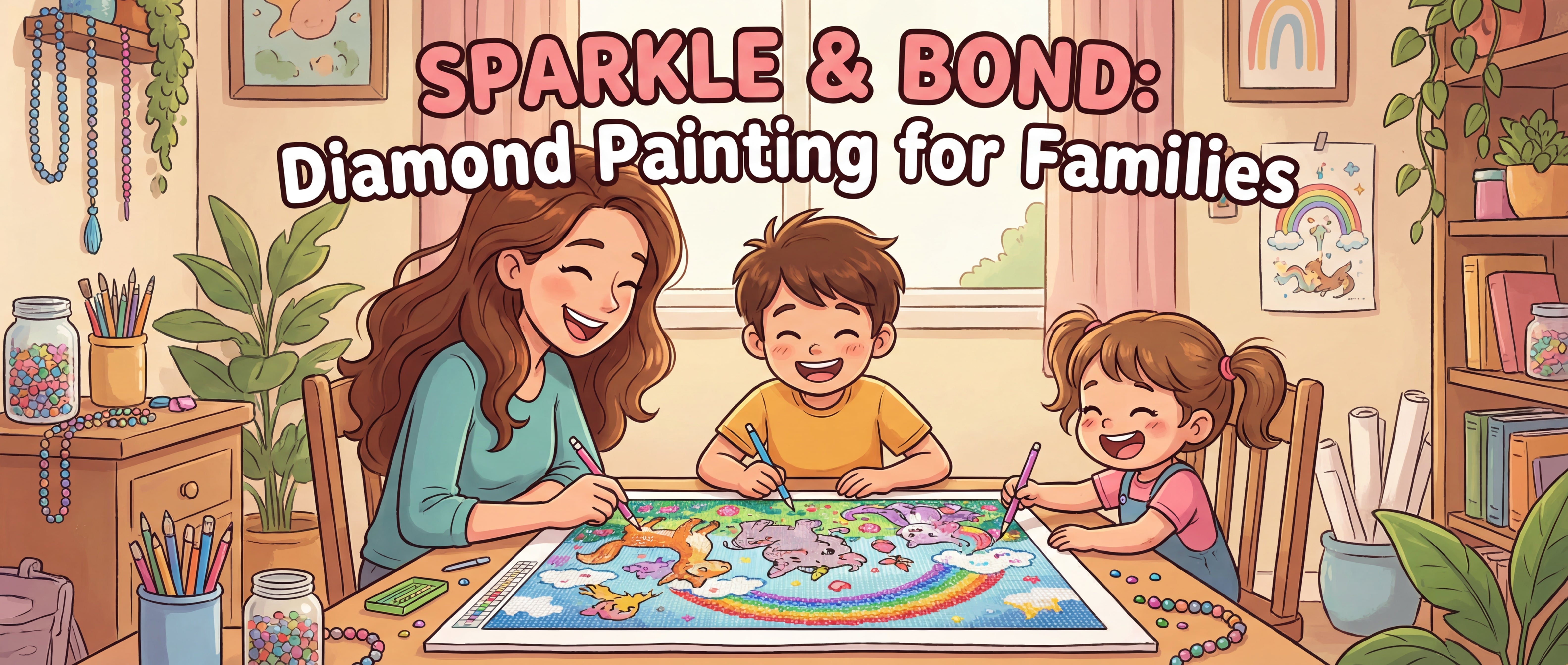 diamond painting for families